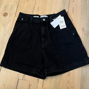 COPY - Mango slouchy high waist shorts size 6 NWT